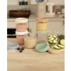 Set van 6 glazen bewaarpotjes - Natural color mix - 250 ml